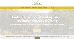 Desktop Screenshot of oliopinto.it